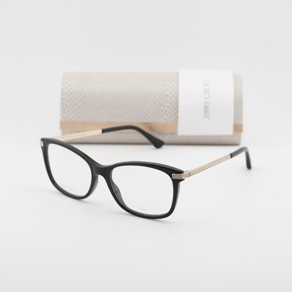 Jimmy Choo JC269 0807 00 Square Eyeglasses - Black 54mm